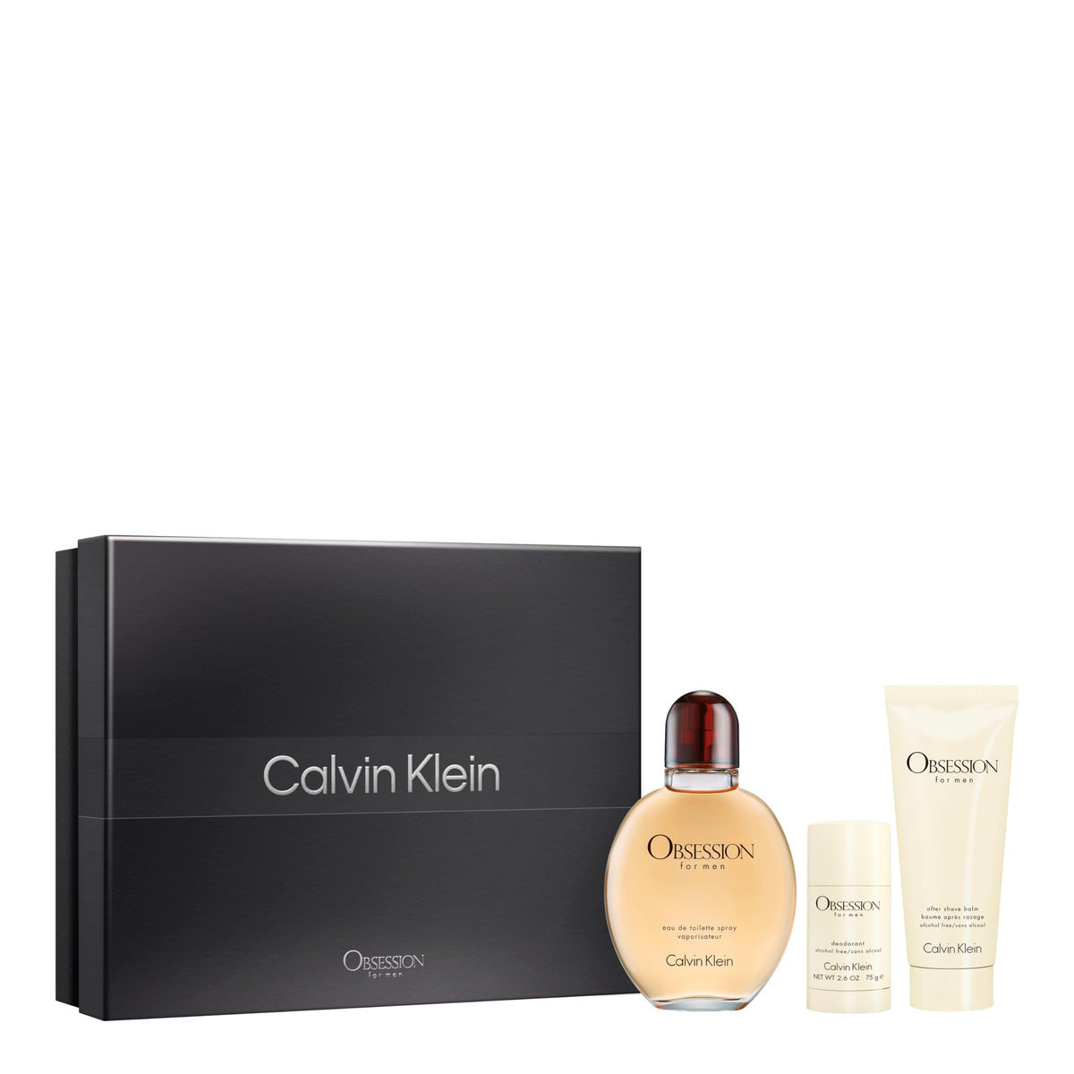 Calvin Klein Obsession for Men Eau de Toilette – Ambery Men's Cologne – With Notes of Bergamot, Mandarin, Lavender  Musk – Long Lasting Fragrance(4.2 Fl Oz)