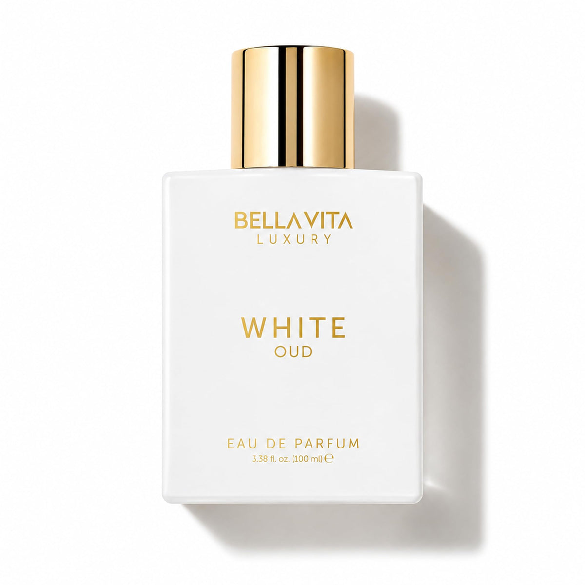Bellavita Luxury White Oud Eau de Parfum | 100 ml (3.4 fl.oz.) | Perfume for Men and Women | Fruity, Artemisia Lemon, Freesia, and Tobacco Notes | Long Lasting Unisex Fragrance(100ML)