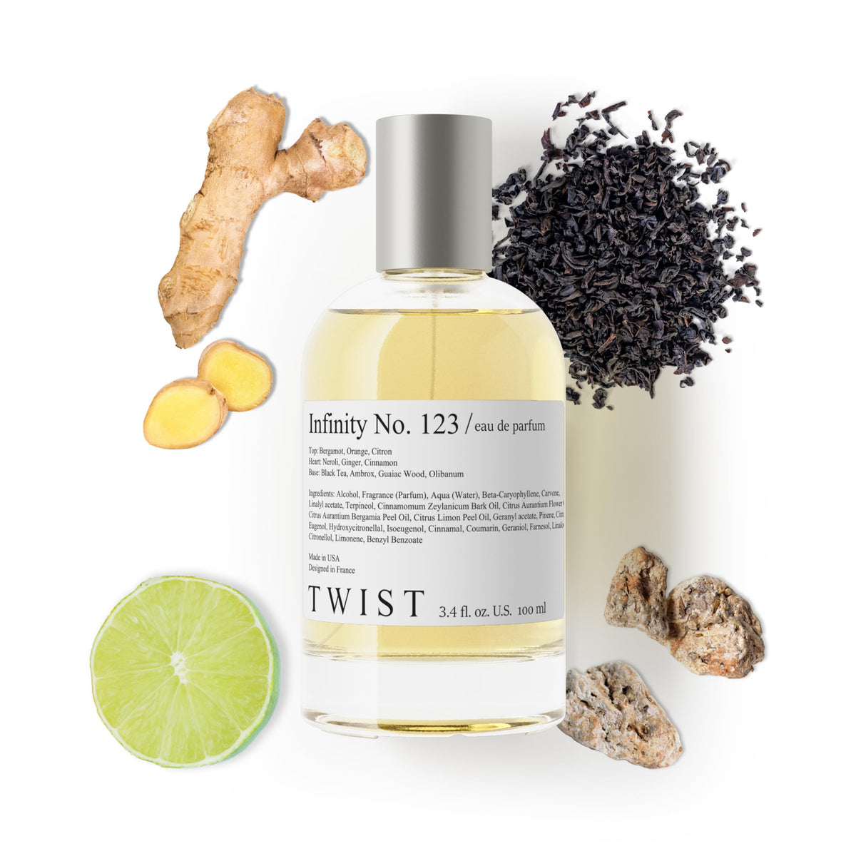 Twist Infinity No. 123 Perfume for Men Inspired by Lo. V. Imagination(3.4 Fl. Oz)