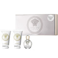 Versace Eros Pour Femme Perfume for Women Travel Mini Gift Set- EDP, Shower Gel, Body Lotion(0.17 Fl Oz)