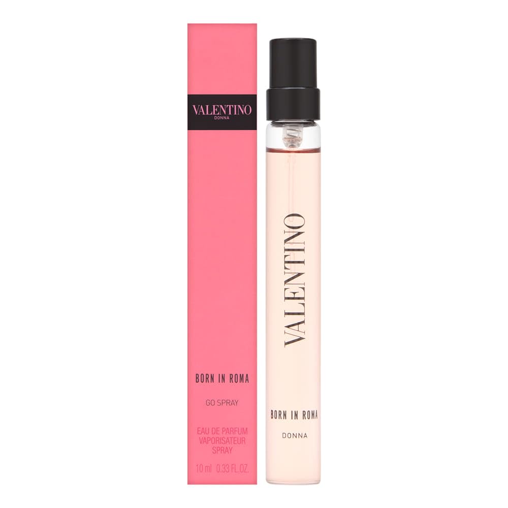 Valentino Donna Born in Roma for Women 0.33 oz Eau de Parfum Go Spray(0.33 Fl Oz)