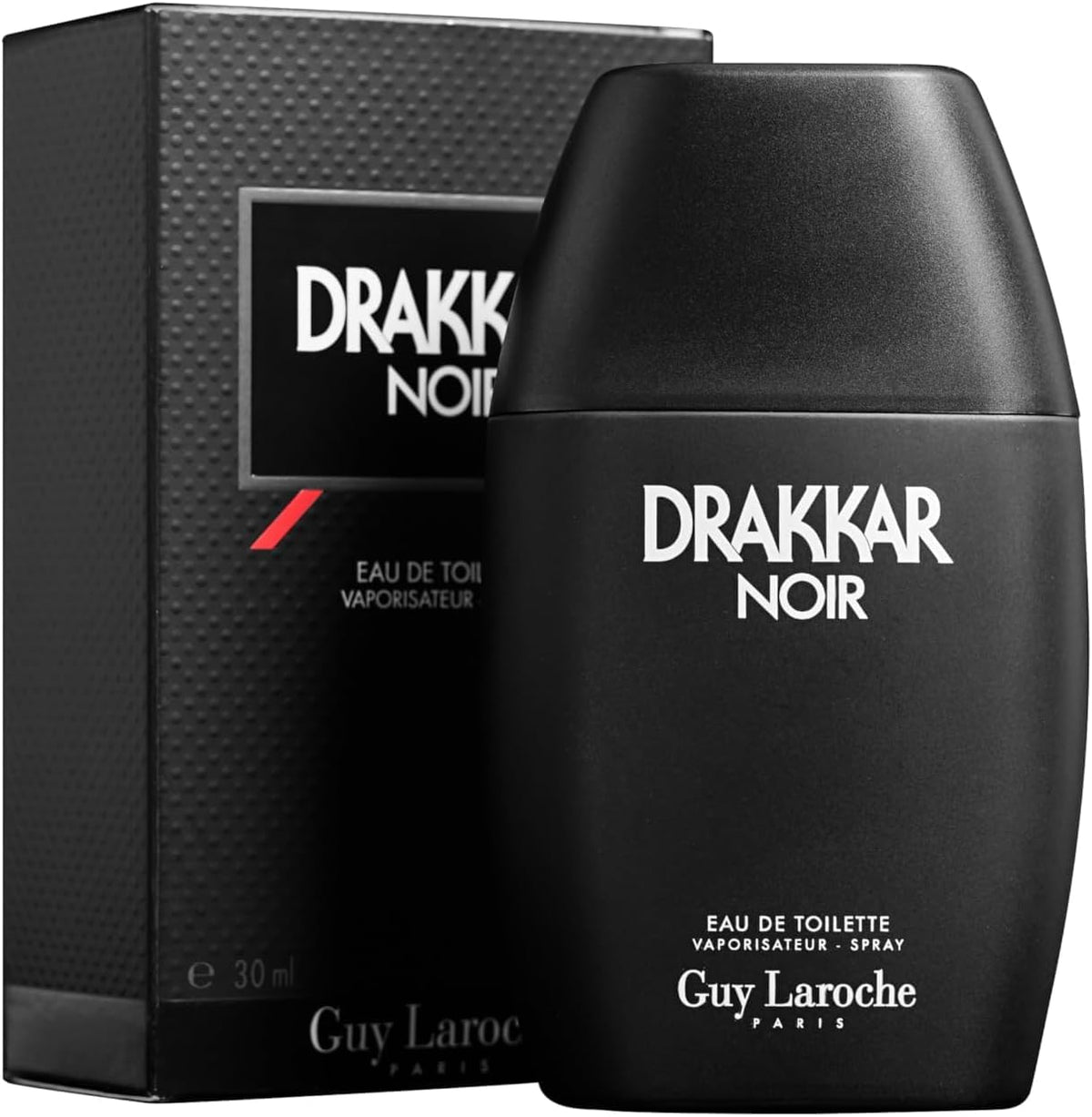 Guy Laroche Drakkar Noir, Iconic Designer Fragrance, Intense  Powerful Eau de Toilette, Fougere Blend  Aromatic Spices, Long Lasting Mens Cologne, Day and Evening Scent, 1.0 Fl. Oz.(160 cubic centimeters)