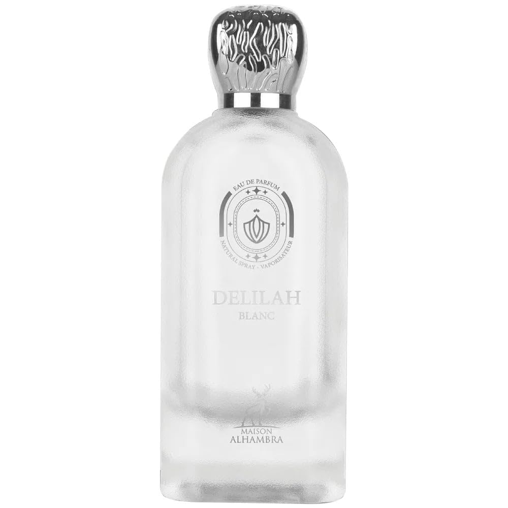 Maison Alhambra Delilah Blanc – Citrus, Amber, Floral, Musky – Eau de Parfum Spray Long-Lasting Fragrance for Women, 3.4 Ounce / 100 ml(100ML)