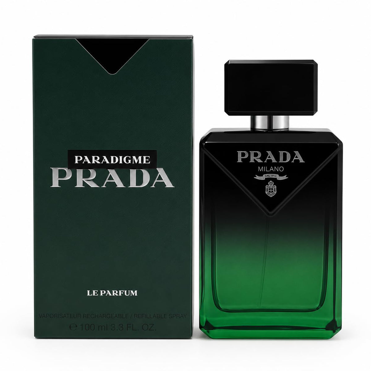 Prada Paradigme Le Parfum Cologne for Men - 3.3 fl oz Fragrance Spray(100ML)