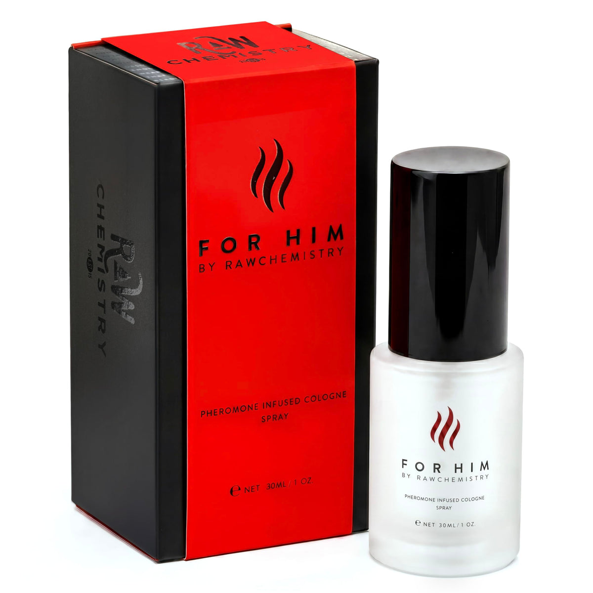 RawChemistry For Him Pheromone Infused Men's Cologne, Long-Lasting,1 oz(For Him Cologne 1 Ounce)