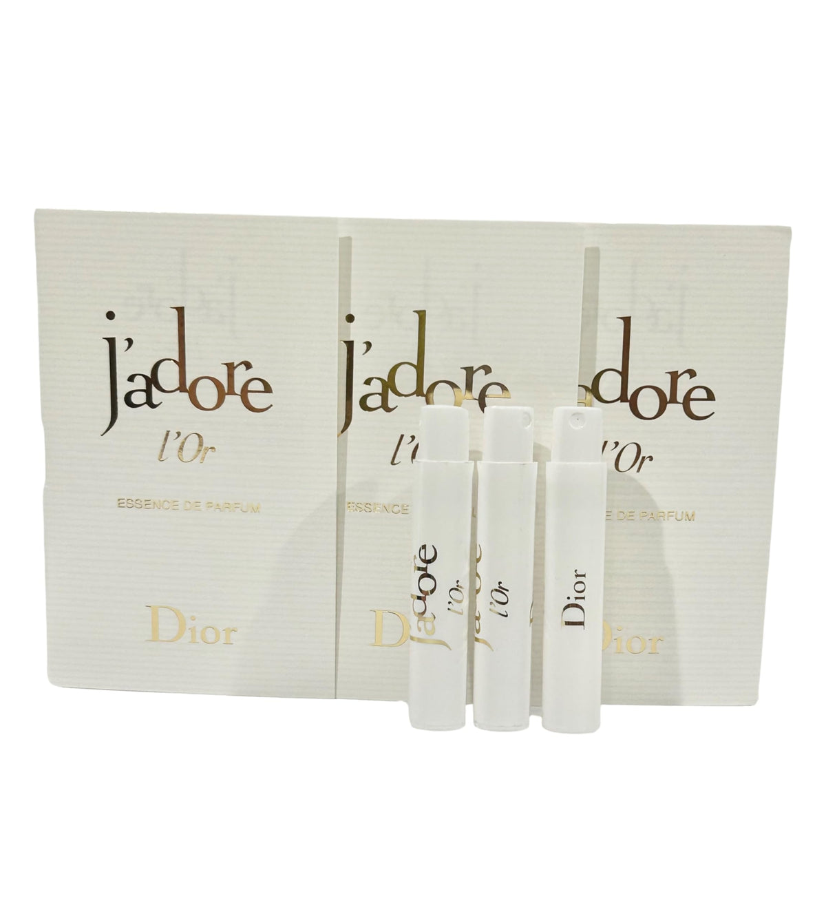 Dior Sample Perfume J'adore L'Or Essence De Parfum Sample Women 1 ml / 0.03 fl oz Set of 3(1ML)